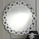 Interlinked Chain Round Mirror